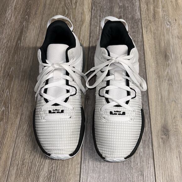 Nike Basketball LeBron Witness 7 Men’s Size 9.5 White DZ3299-100 James VII Shoes - Picture 4 of 11